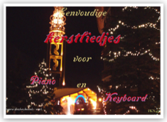 Eenvoudige kerstliedjes voor piano en keyboard